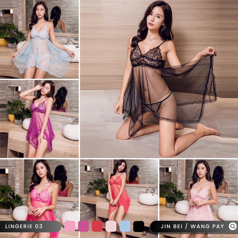 Jual Longnight Sexy Lingerie Sexy Baju Tidur Import Blackpink