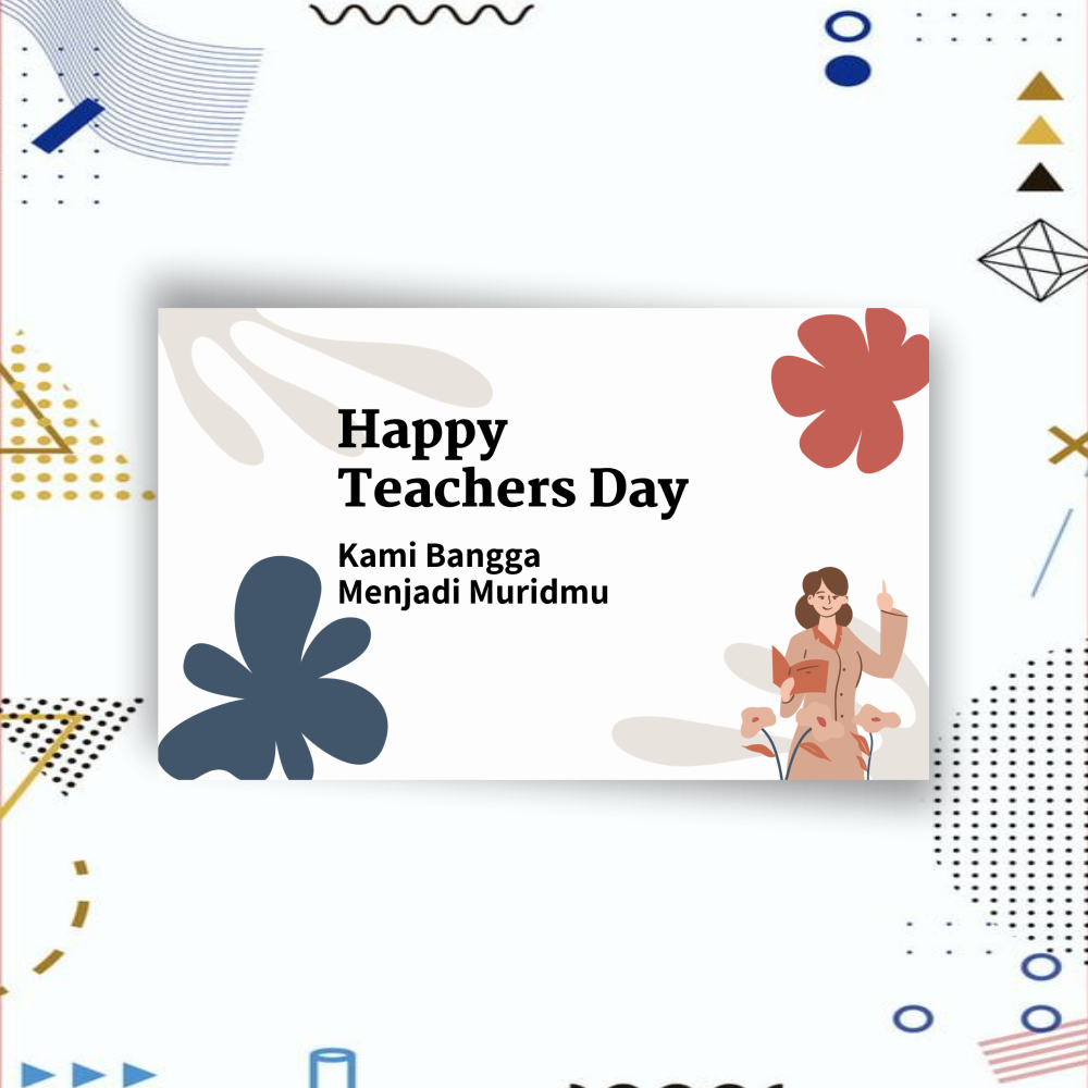 Jual Kartu Ucapan Selamat Hari Guru Teacher Day Happy Teacher Day