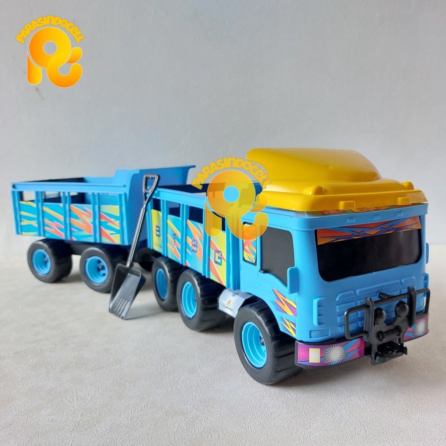 Jual Mainan Truk Gandeng Dump Truck Truk Pasir Jumbo Shopee Indonesia