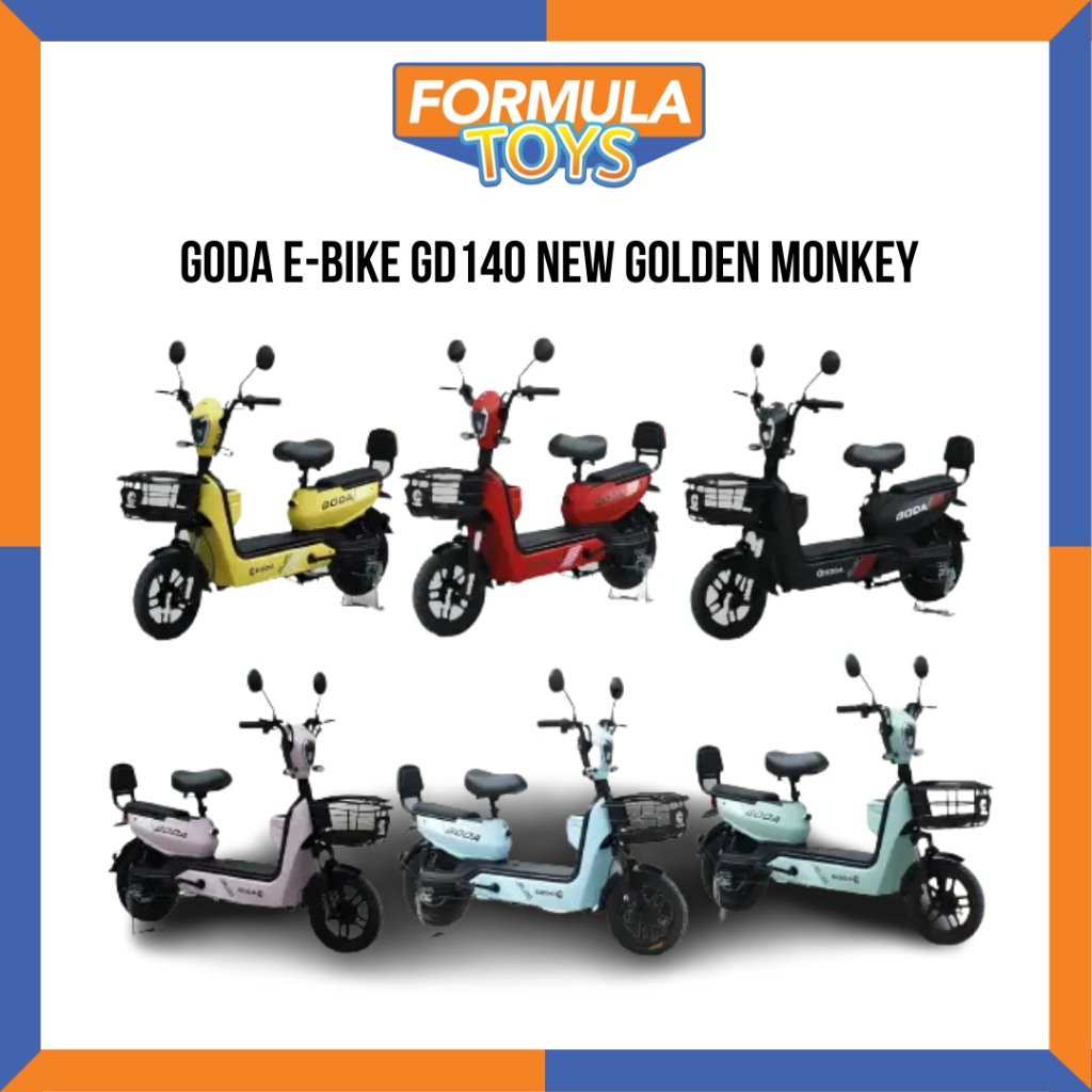 Jual SEPEDA LISTRIK GODA E BIKE GD140 NEW GOLDEN MONKEY MIX Shopee