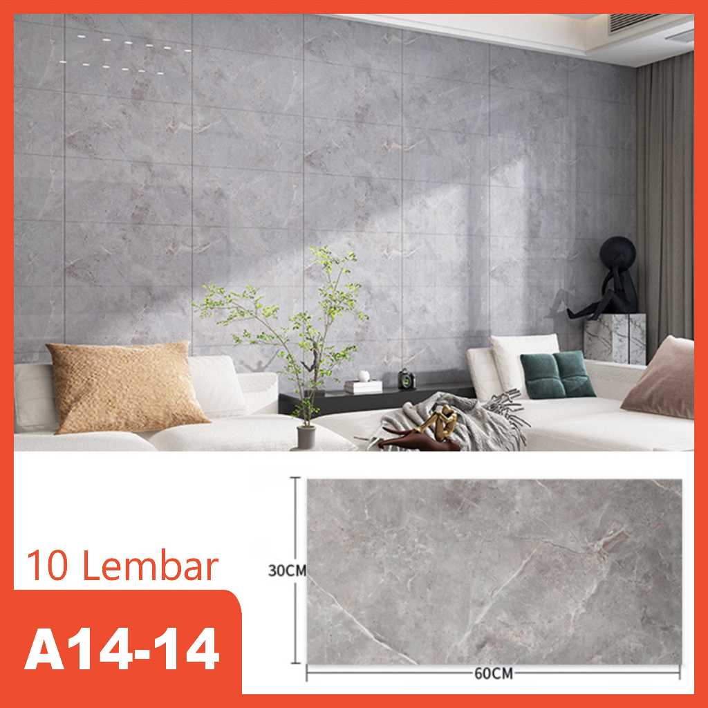 Jual Paket Lembar Wallpaper Dinding Vinyl Marble X Cm