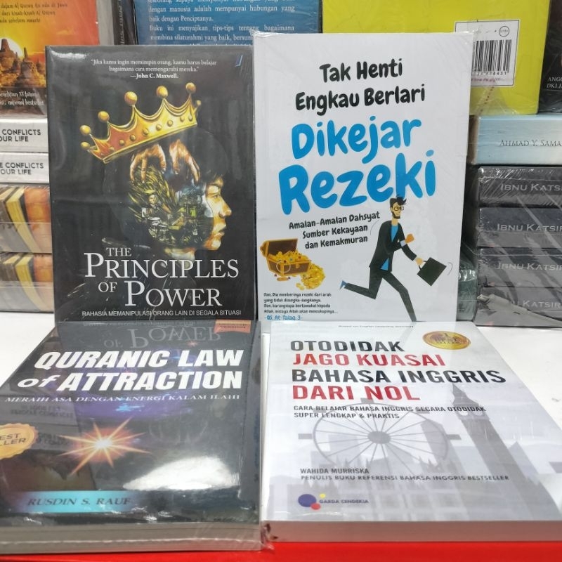 Jual Paket 4 Buku The Principles Of Power Tak Henti Engkau Berlari