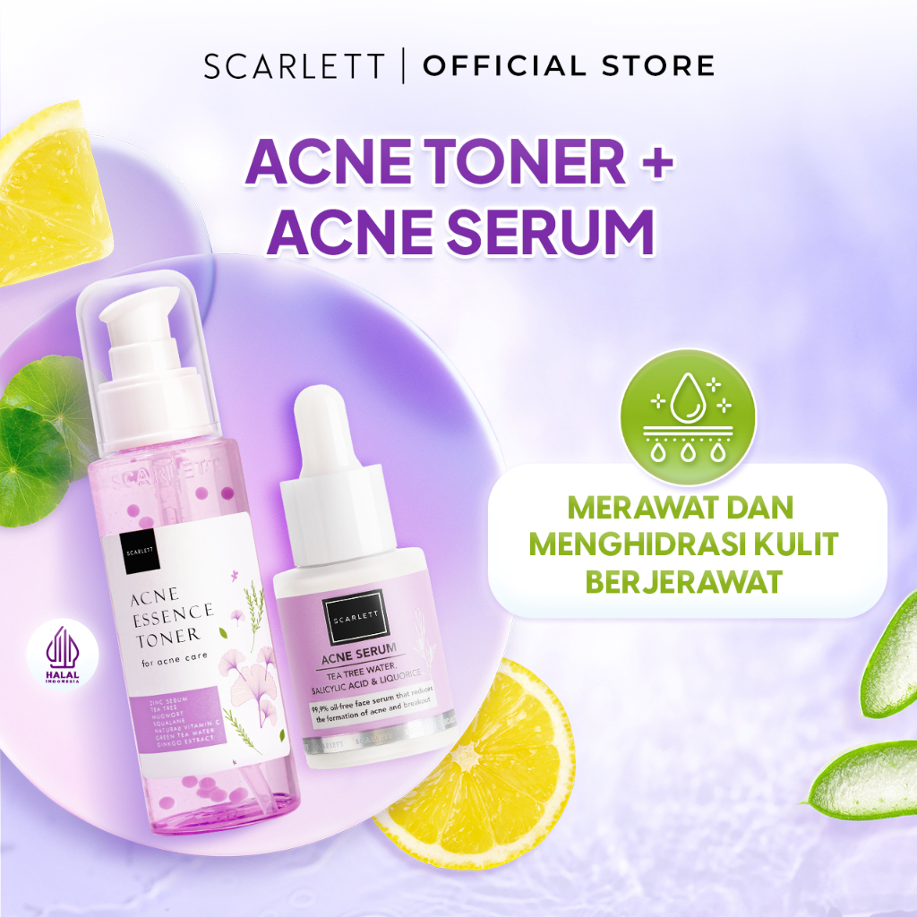 Jual Scarlett Whitening Acne Essence Toner Scarlett Whitening Acne