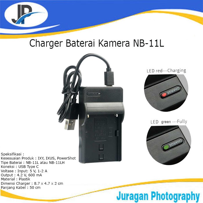 Jual Charger Baterai Kamera NB 11L NB 11LH For Canon IXUS IXY Shopee