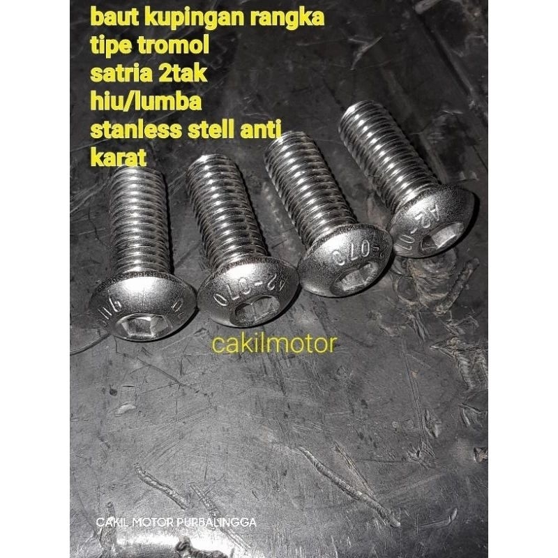 Jual BAUT BAUD BREKET KUPINGAN RANGKA STEP FOSTEP DEPAN BELAKANG SATRIA