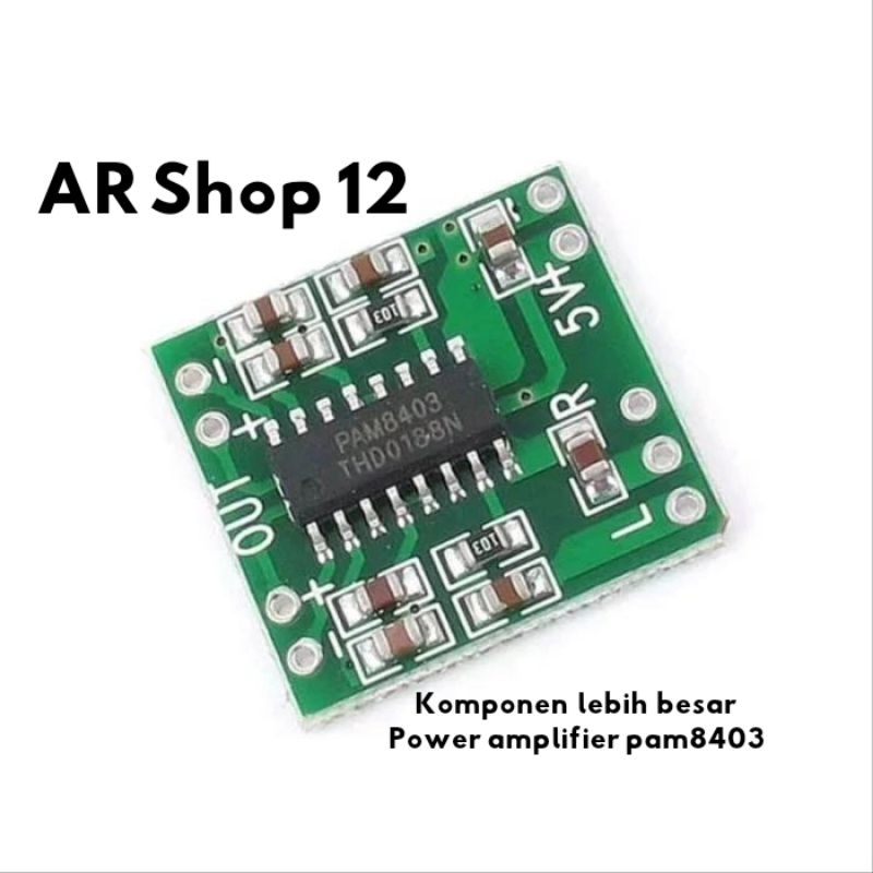 Jual Amplifier Mini Pam Volt Ampli Mini Komponen Lebih Besar