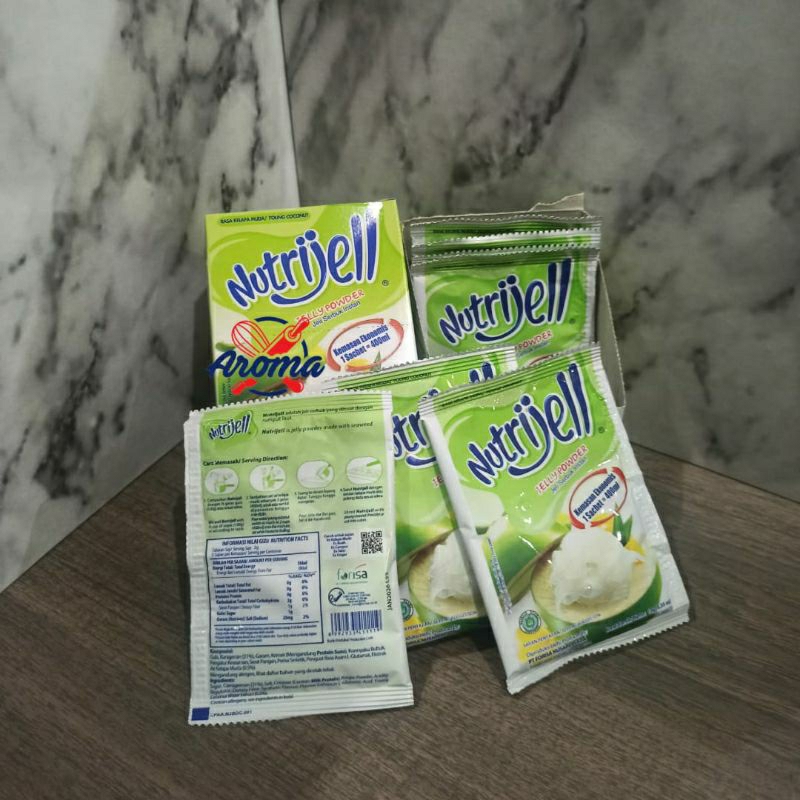 Jual Nutrijell Eco Kelapa Muda Box Jeli Bubuk Instan Rasa Kelapa Muda