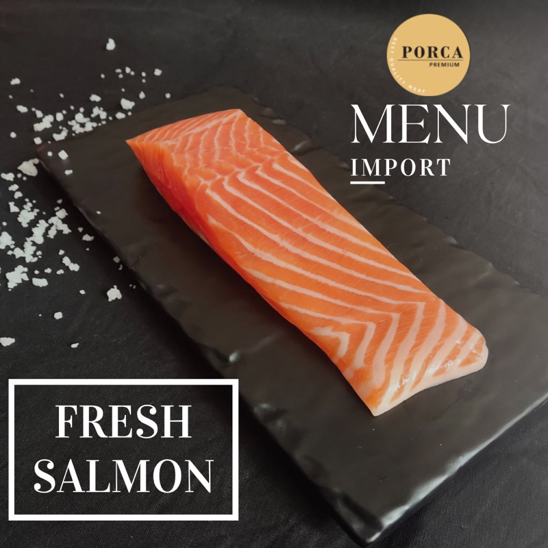 Jual Salmon Fillet Norwegian Premium Sashimi Grade Shopee Indonesia