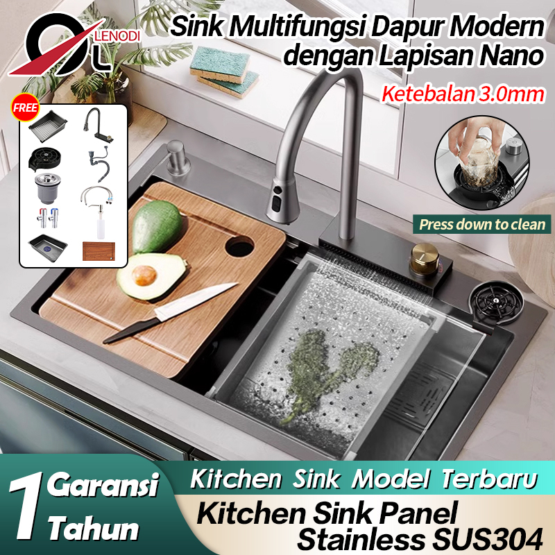 Jual Bak Cuci Piring Sink Modern Kitchen Sink Luxury Black Stainless