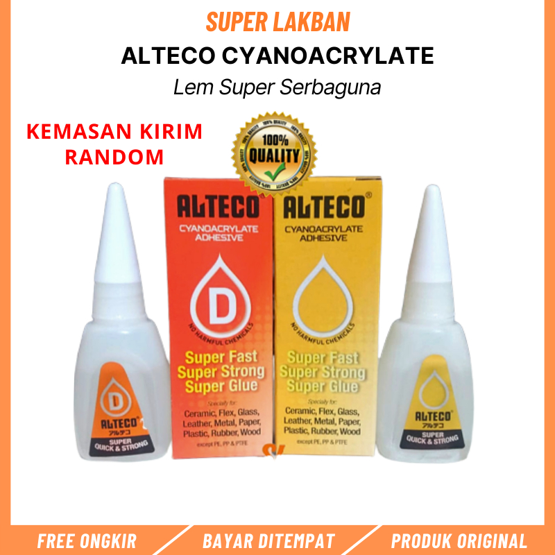 Jual Lem Super Glue Alteco Lem Power Korea Perekat Serbaguna