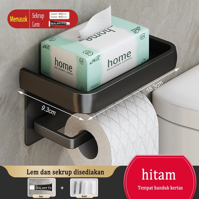 Jual Rak Penyimpanan Kamar Mandi Tempat Tisu Kotak Tisu Tahan Air