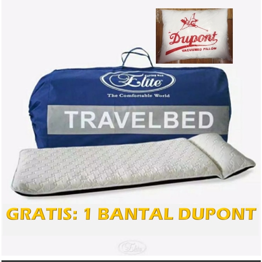 Jual Travel Bed Elite X Cm Gratis Bantal Busa Super Free Tas