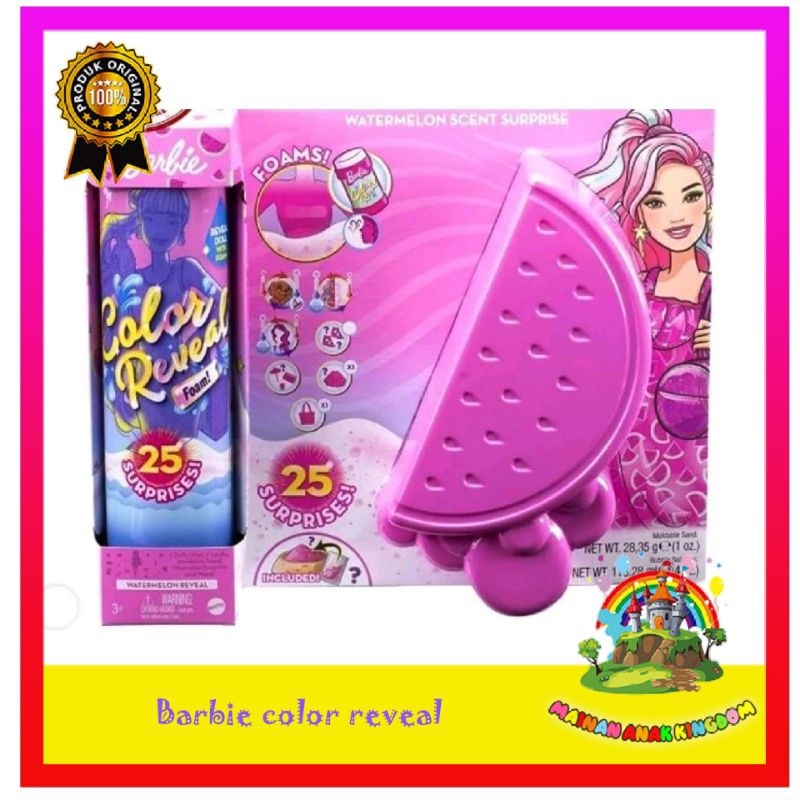 Jual Barbie Color Reveal Foam Doll Pet Friend With Surprises