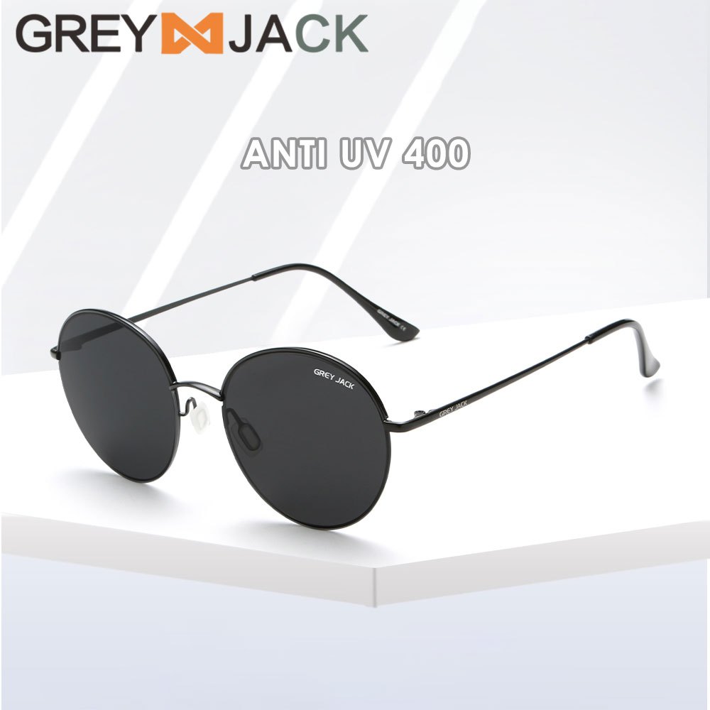 Jual Grey Jack Kacamata Hitam Sunglasses Anti Silau UV400 Model Bulat