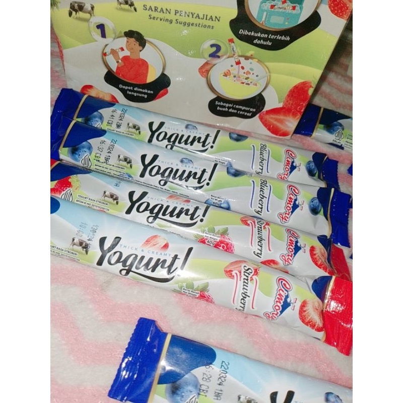 Jual Cimory Yogurt Stick 40 GramTersedia Varian Blueberry Strawberry