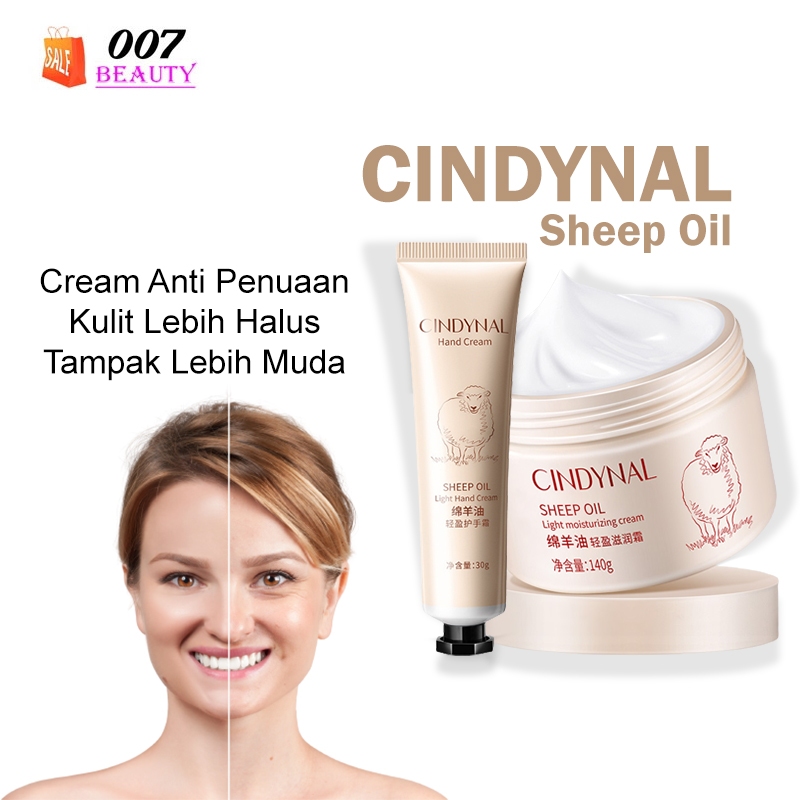 Jual Buy 1 Get Free Hand Cream BPOM Cindynal Sheep Oil Moisturizing