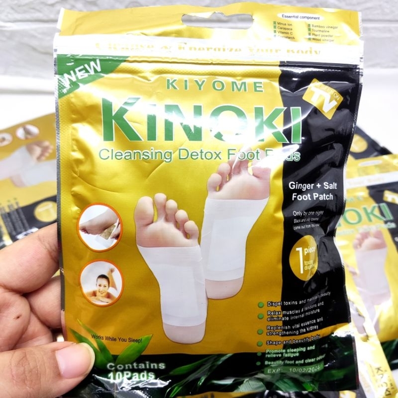 Jual Kinoki Gold Isi Pads Detox Foot Pads Koyo Kaki Shopee Indonesia