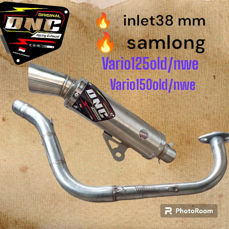 Jual Knalpot Racing Dnc Original Tipe Samlong Buat Vario Old