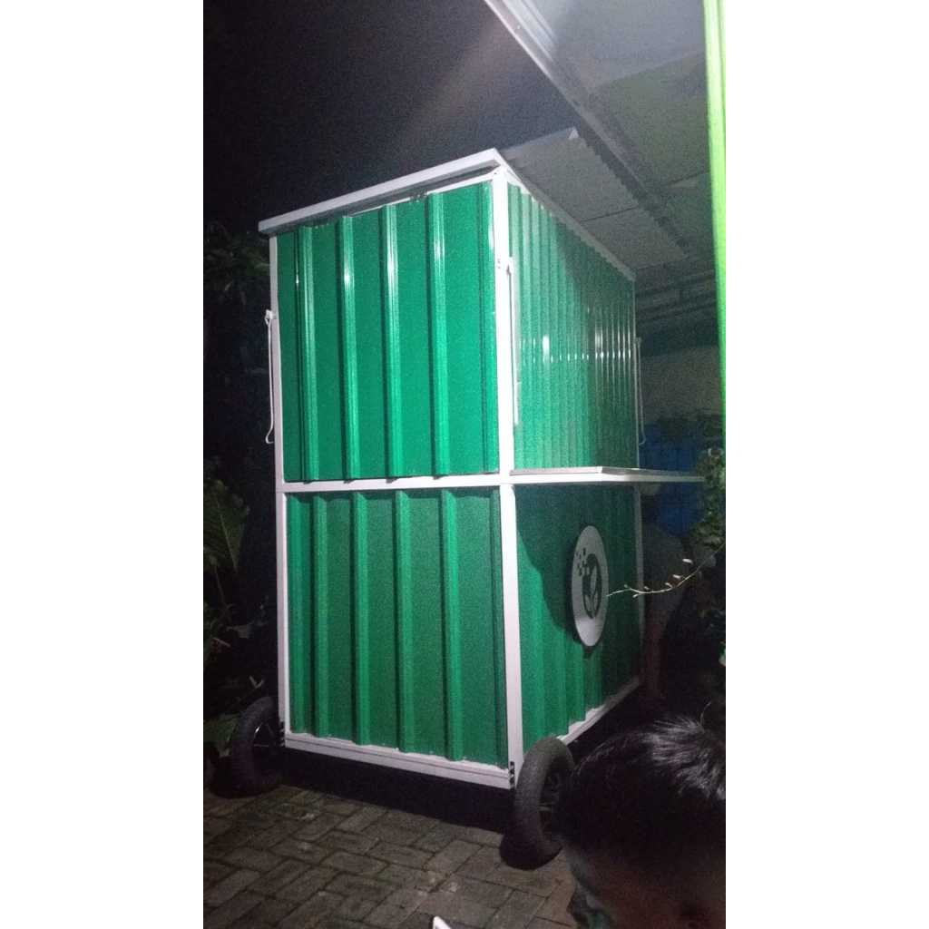 Jual CONTAINER BOOTH ROMBONG GEROBAK Shopee Indonesia