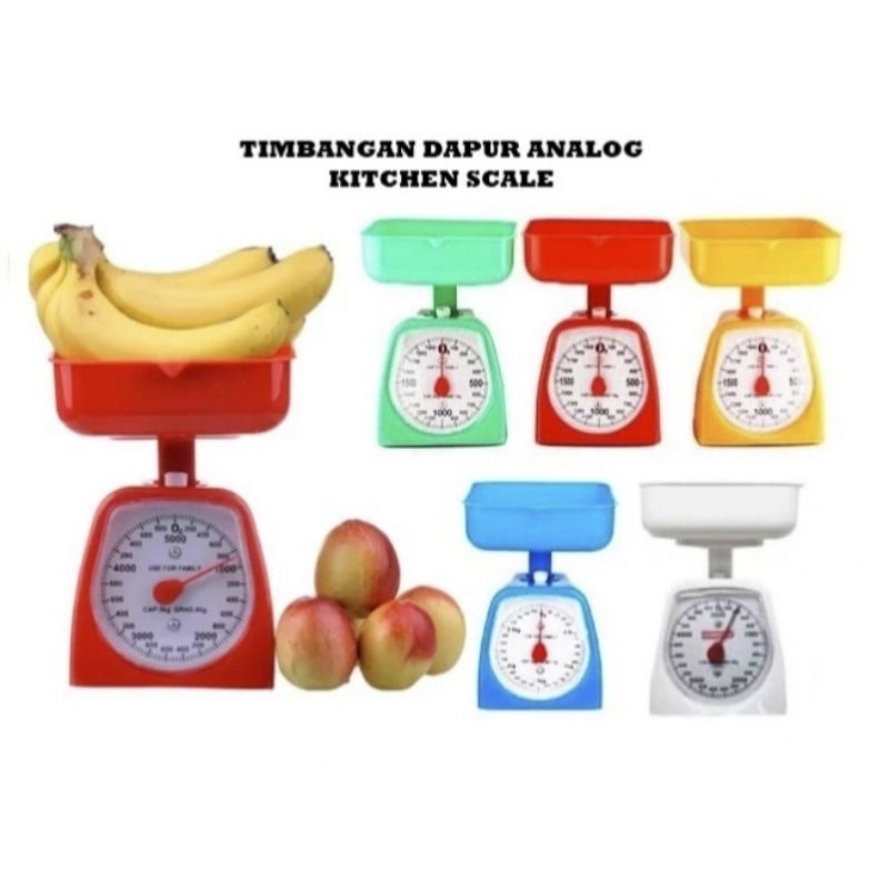 Jual Timbangan Dapur Analog 5kg Timbangan Kue Manual 5kg Shopee Indonesia