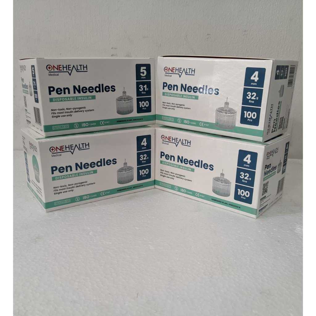 Jual Jarum Insulin Insulin Pen Needle Onehealth 1 Box Isi 100 Pcs