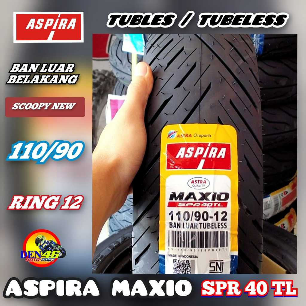 Jual Ban Luar Motor Matic Original Aspira Maxio Spr Tl Ring