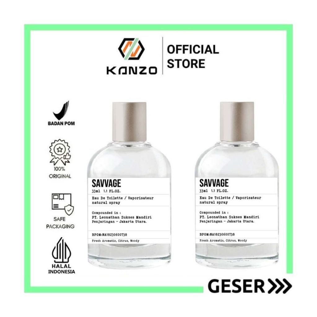 Jual Kanzo BPOM Parfum Inspired Le Labo 35ml Premium Eau De