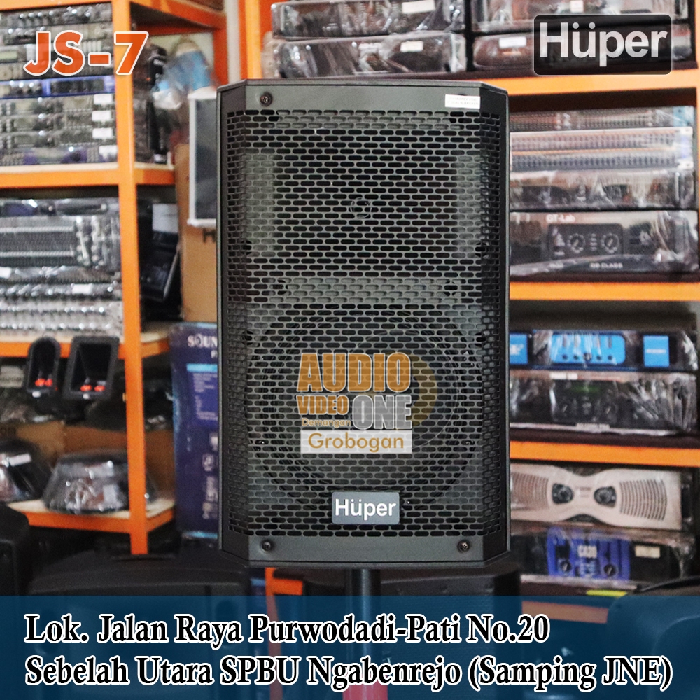 Jual Speaker Aktif Huper JS7 Spiker Monitor Original 8 Inch Original