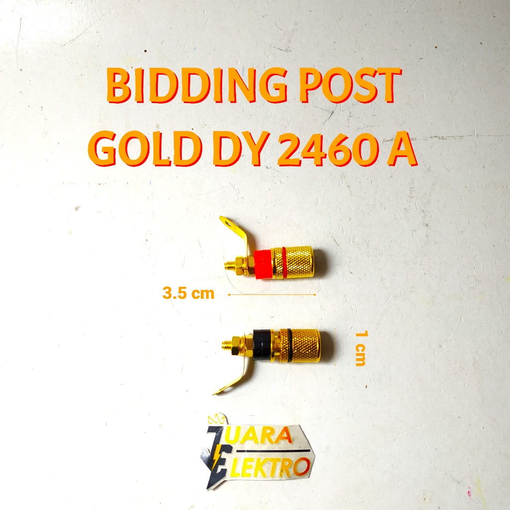 Jual Bidding Post Gold Dy A Set Binding Posh Emas Merah