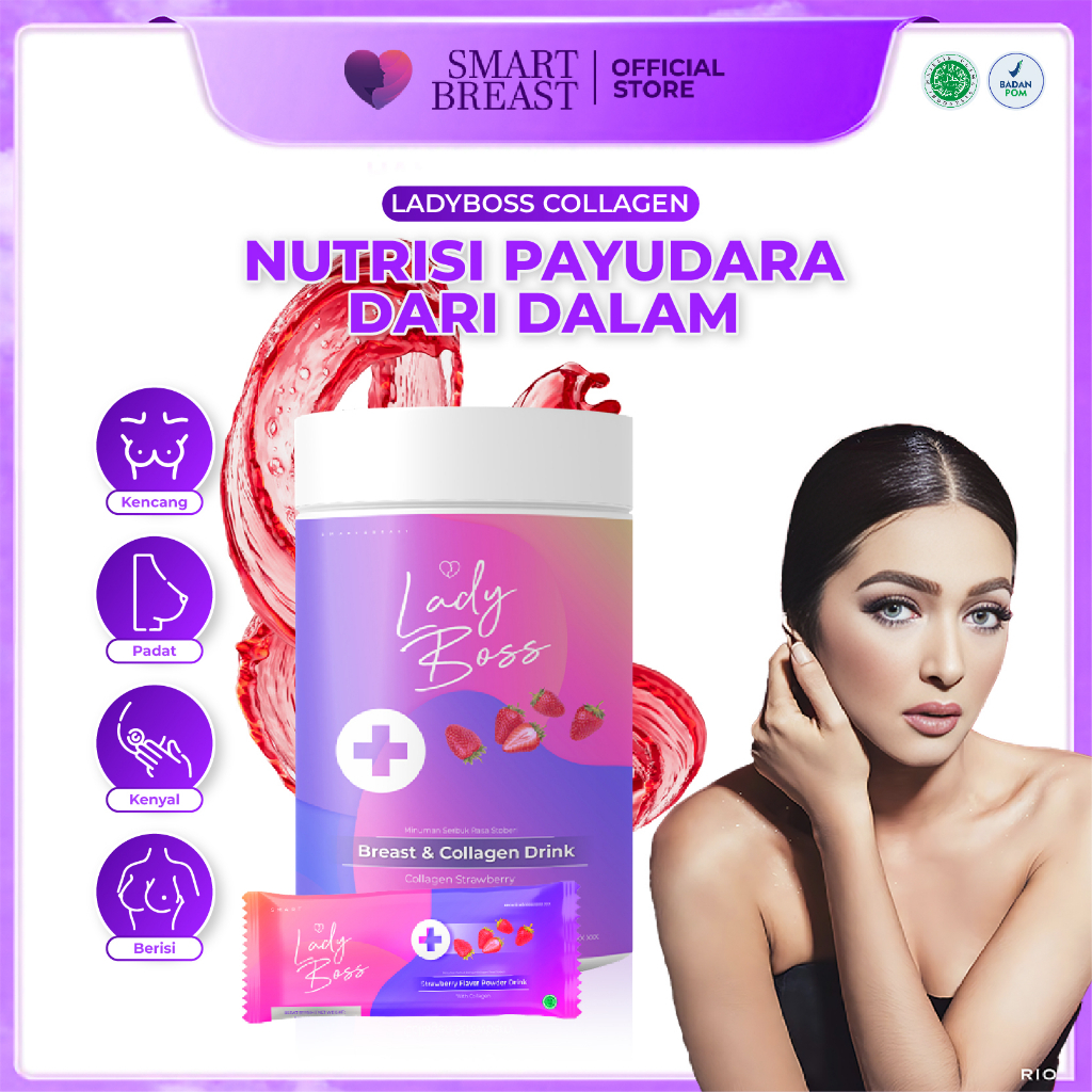 Jual Smart Breast Lady Boss Breast Collagen Drink Suplemen