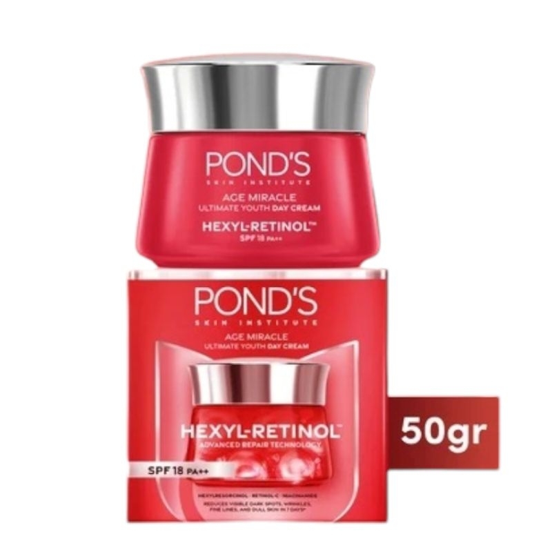 Jual PONDS Age Miracle HEXYL RETINOL Day Cream 50gr Kemasan Baru