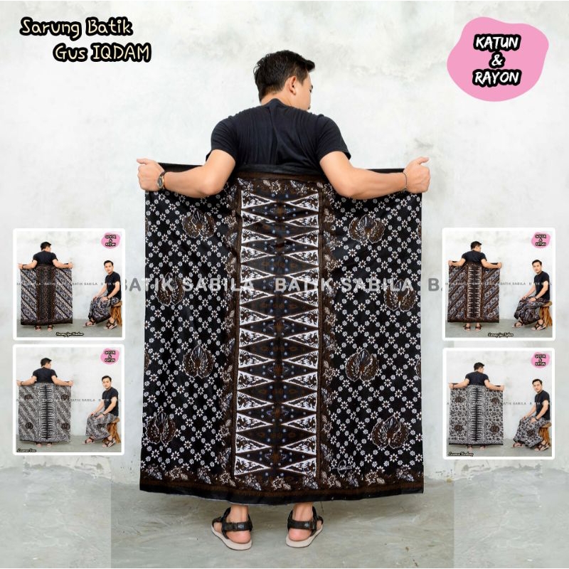 Jual Sarung Batik GURDA GUS IQDAM Sarung RAYON SUPER Sarung Santri