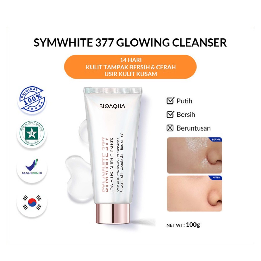 Jual BIOAQUA SymWhite 377 Whitening Fade Dark Spot Series Facial