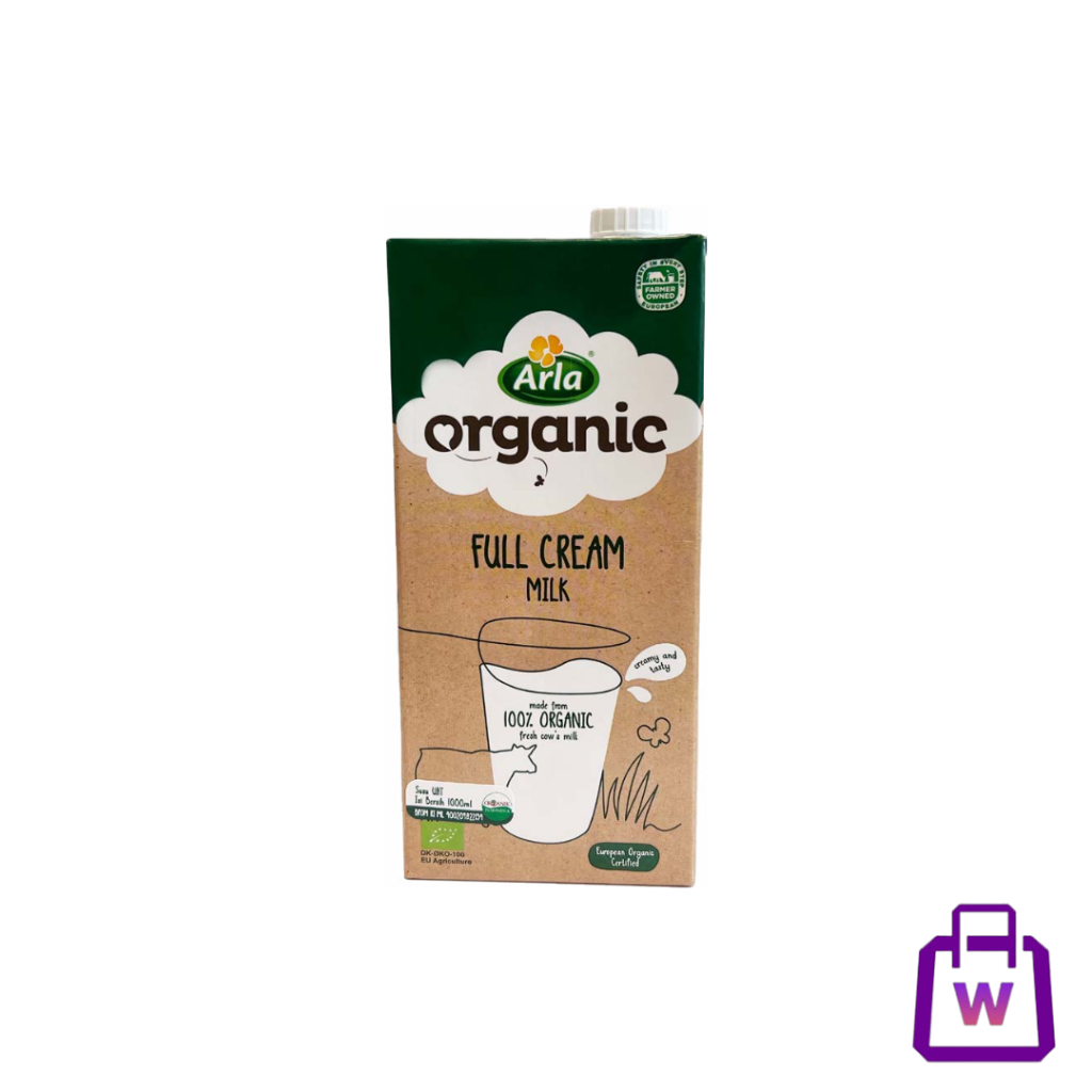 Jual Arla Full Cream Milk Uht Organic Shopee Indonesia