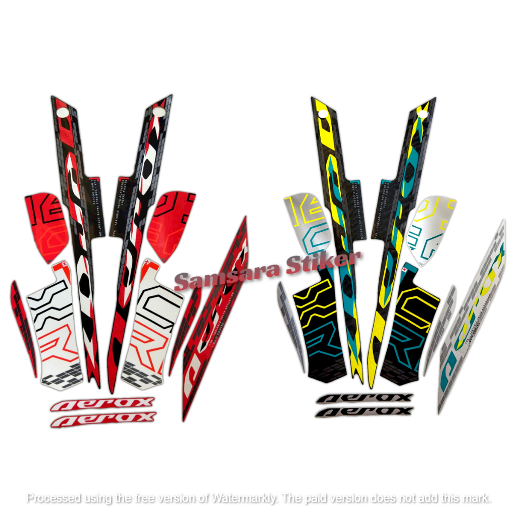 Jual Stiker Striping Lis Body Motor Yamaha Aerox Vva Standar