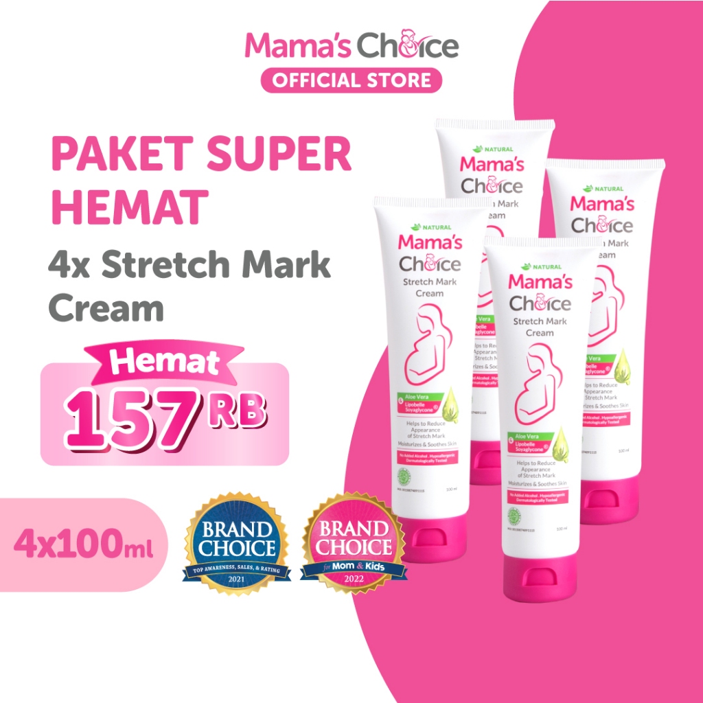 Jual Mama S Choice Stretch Mark Cream Krim Penghilang Strechmark Aman