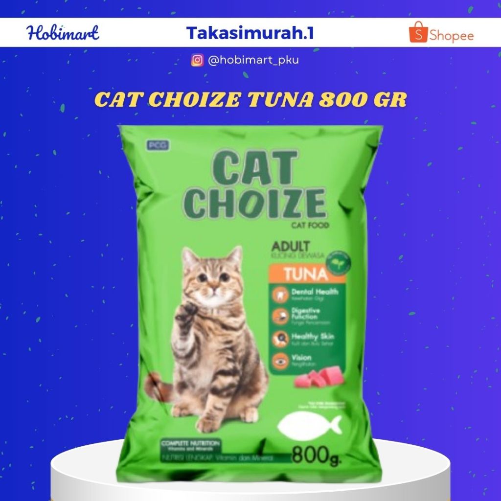 Jual CAT CHOIZE TUNA 800 GR Shopee Indonesia