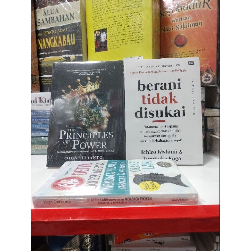 Jual Paket 3 Buku The Principles Of Power Berani Tidak Disukai Dan 60