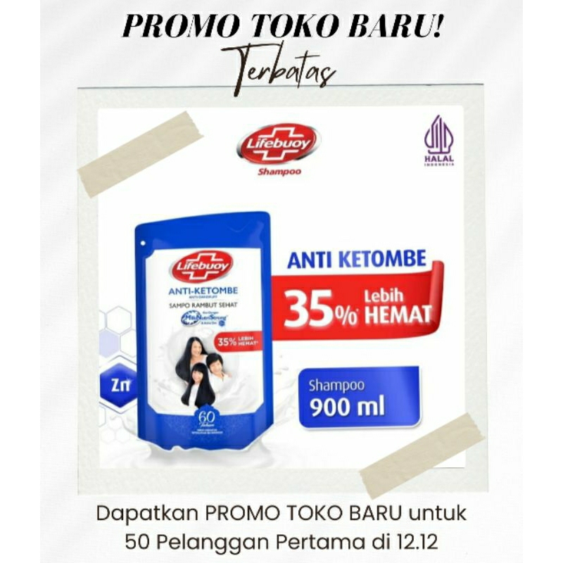 Jual Lifebuoy Shampoo Anti Ketombe Anti Dandruff Dengan Milknutristrong