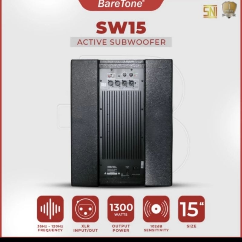 Jual Subwoofer Aktif Baretone Sw Original Sub Sw Inch Shopee