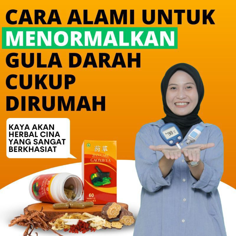 Jual Obat Jiancare Gaoxieya Original Obat Diabetes Dan Kencing Manis