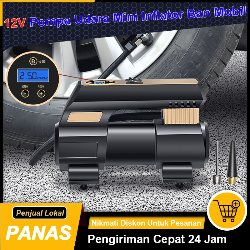 Jual Nippy 12V Pompa Udara Inflator Ban Mobil Portabel 22 Silinder