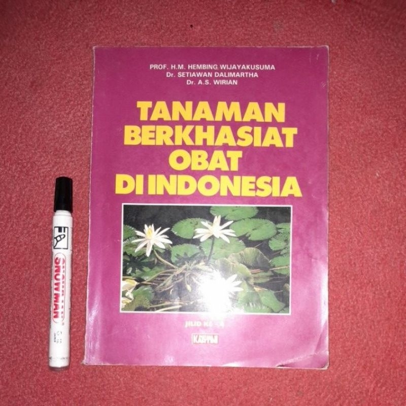 Jual Buku Tanaman Berkhasiat Obat Di Indonesia Jilid 4 Hembing