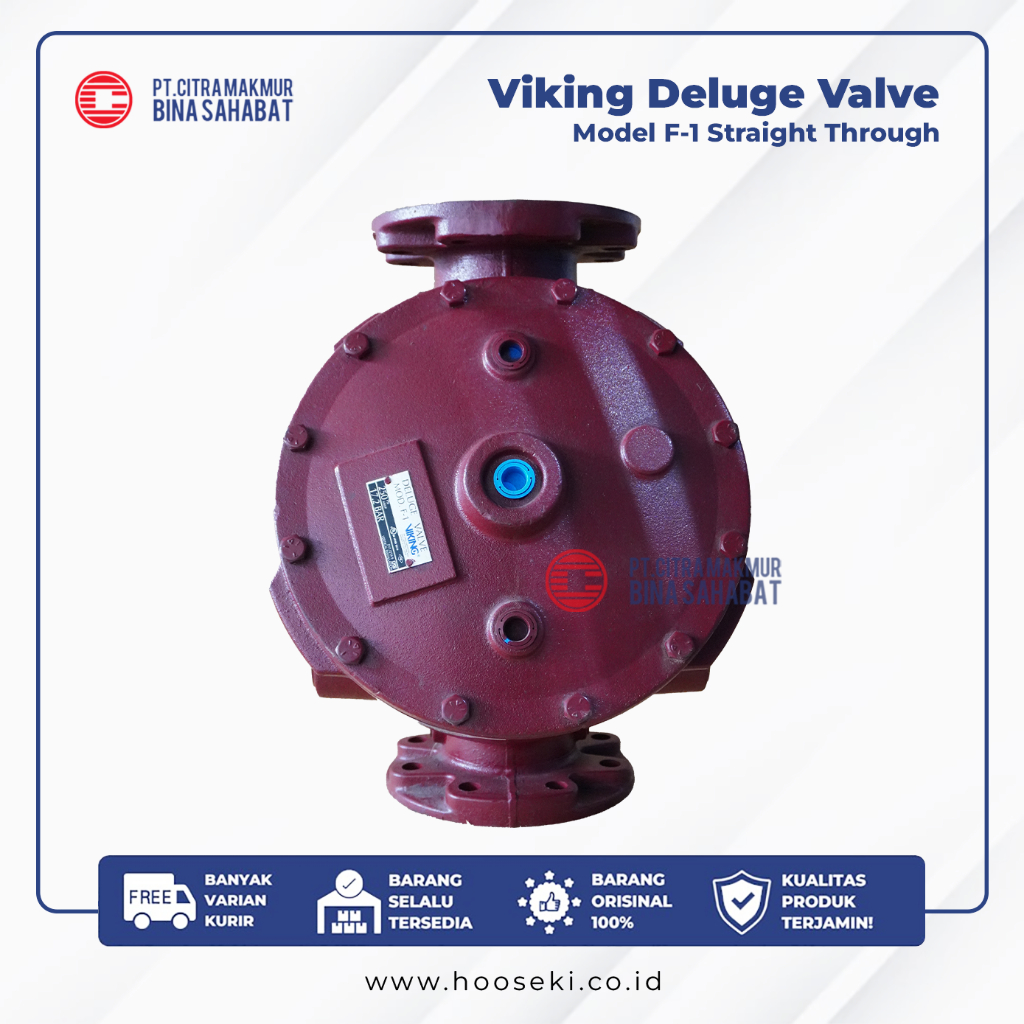 Jual Viking Deluge Valve Model F Straight Through Shopee Indonesia