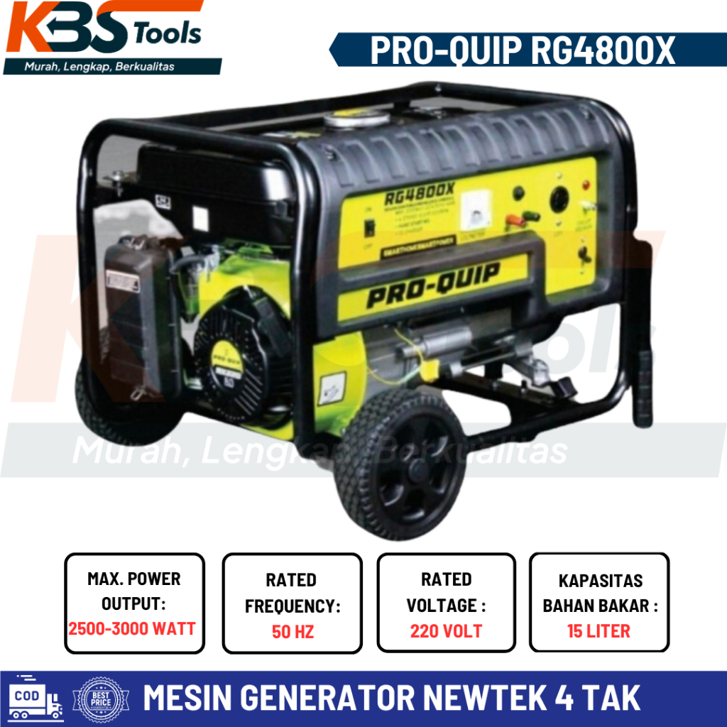 Jual Mesin Generator Genset Watt Proquip Newtek Rg X Tak