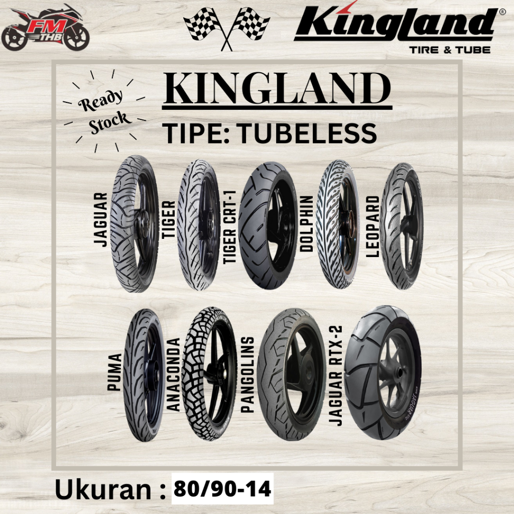 Jual Ban Kingland Tubles Pilih Tipe Ban Motor Beat Vario