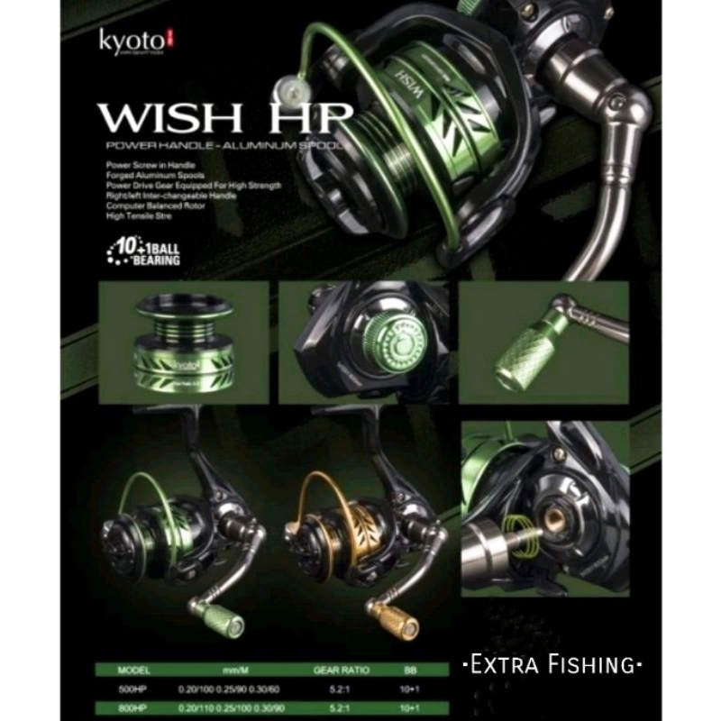 Jual Reel Kyoto Wish 500 800 HP Power Handle Shopee Indonesia