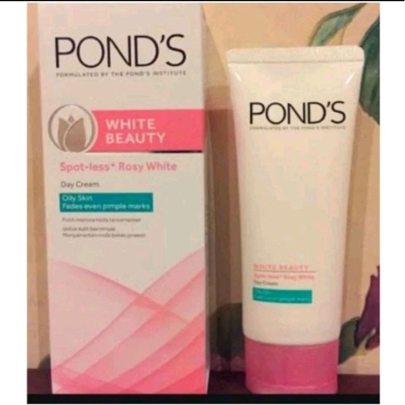 Jual PONDS White Beauty Day Cream Oily Skin 40gr Shopee Indonesia