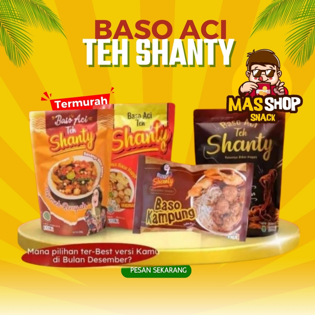 Jual Boci Teh Shanty Tulang Rangu Baso Aci Teh Shanty Original Pedas