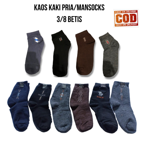 Jual KAOS KAKI PRIA MANSOCKS MODEL KANTORAN SEMATA KAKI SPANDEX TEBAL